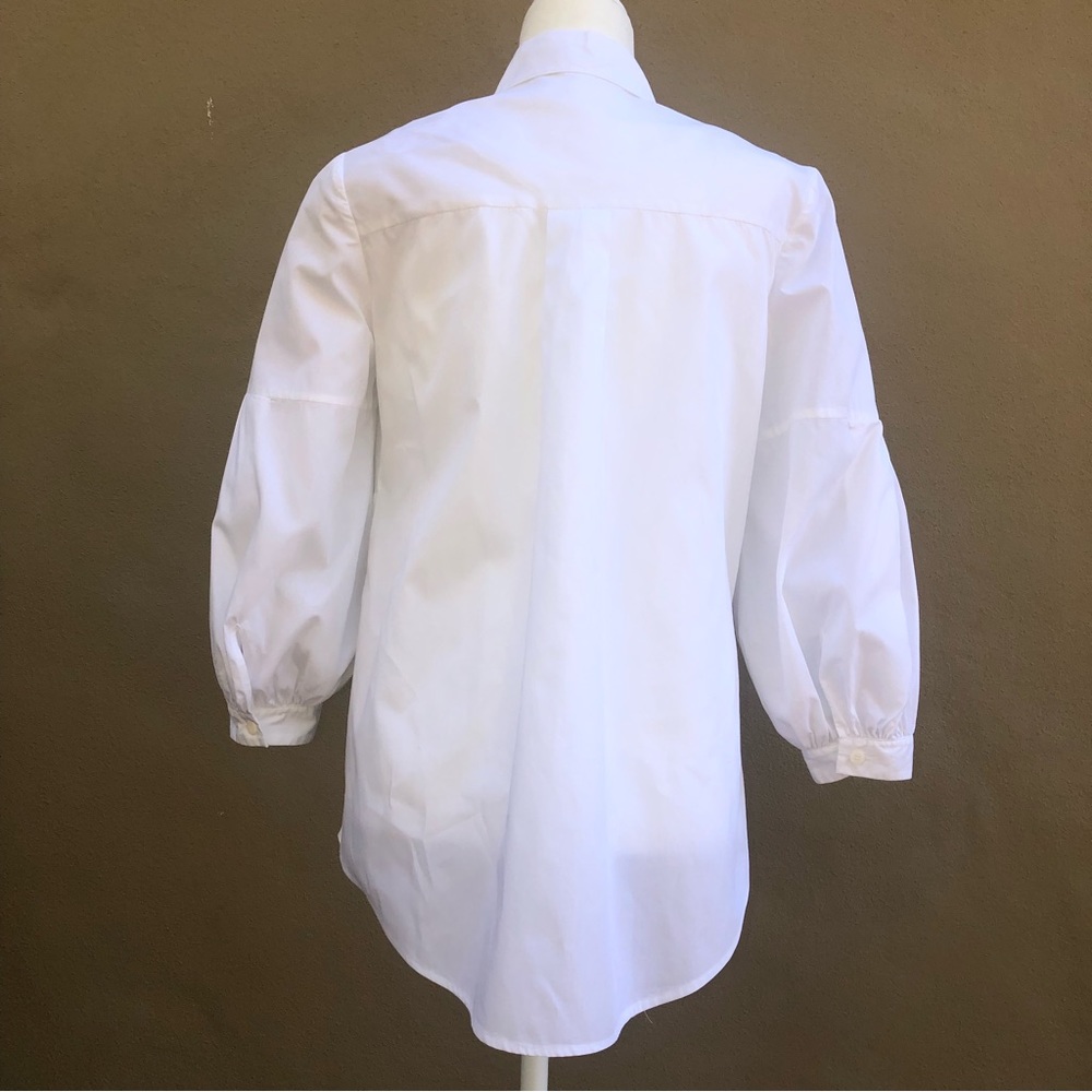 🔥STUNNING DVF white blouse size 8 price firm! - Picture 6 of 12